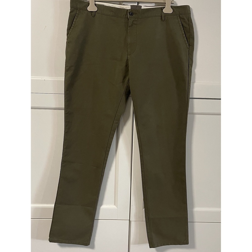 Apolis Global Citizen Men's Utility Chino‎ Military Green Sz 40 Made In Peru
